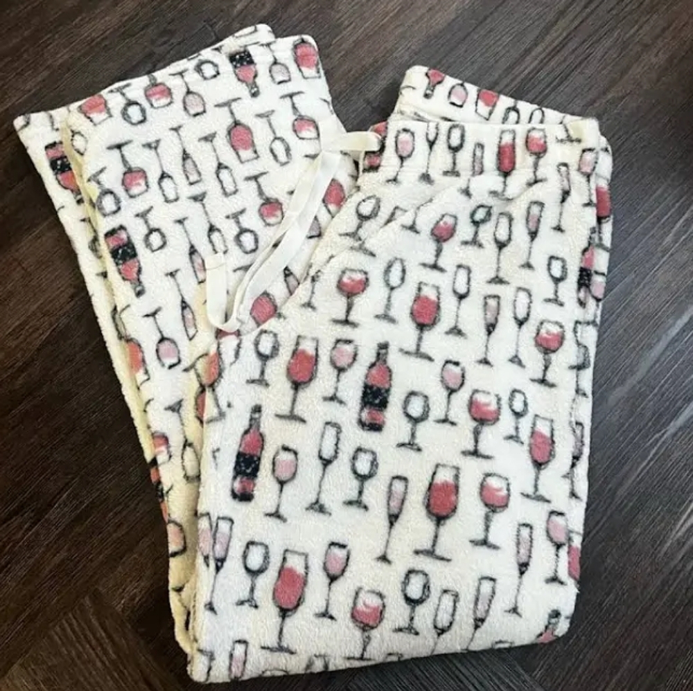 Wine Lover Pajama Bottoms NWT X Large